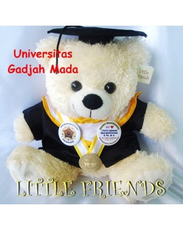 Boneka Wisuda Universitas Gadjah Mada - S2 - Sejarah (30 cm)